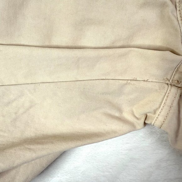 Scotch & Soda Flat Front 9" Chino Stretch Shorts Mens 28 Beige Cream - Picture 3 of 11